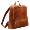 Rucsac barbati din piele naturala vachetta, miere, R135C