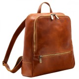 Rucsac dama din piele naturala vachetta, miere, DR135C