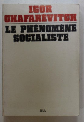 LE PHENOMENE SOCIALISTE par IGOR CHAFAREVITCH , 1977 foto
