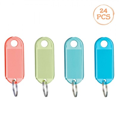 Set Etichete Suspendabile, Model Dublu, Multicolor, 4.9x2cm, 24 Bucăți foto