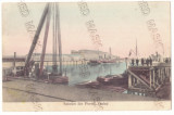 2062 - GALATI, Harbor, Romania - old postcard - used - 1908, Circulata, Printata
