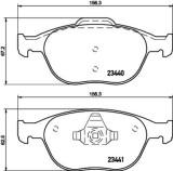 Placute frana Ford Fiesta 5 (Jh, Jd), Fiesta Caroserie (Jv), Focus (Daw, Dbw), Focus Combi (Dnw), Fusion (Ju), Tourneo Connect, Transit Connect (P65,