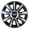Set 4 Capace Roti Autohelix MSA&reg;, potrivite jantelor de R15, pentru Ford, model mirage