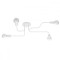 Candelabru VECTOR 4 alb, Sollux Lighting