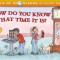 How Do You Know What Time It Is?
