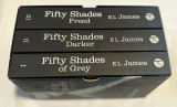 EL James - Fifty Shades Trilogy, carti in limba engleza 3 volume, 2012