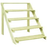 Cumpara ieftin Suport de plante, 80 x 80 x 80 cm, lemn de pin tratat