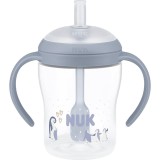 NUK Perfect Match Penguin biberon cu pai 8m+ 150 ml