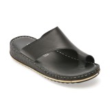 Papuci SHOOZY negri, EV2849, din piele naturala