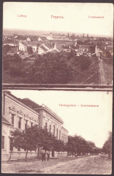1997 - FAGARAS, Brasov, Romania - old postcard - used - 1911