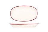 Bonna Placa de service - Linea Burgundy - Por&Aring;&pound;elan - 24x14 cm - set de 2