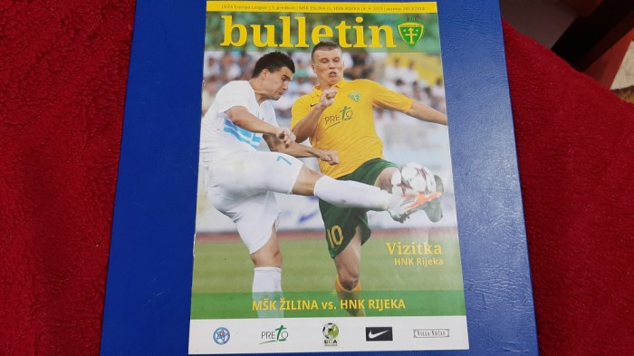 program MSK Zilina - HNK Rijeka
