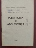 Pubertatea și adolescența - broșură promovarea sănătății - Bacău 1979, 1980, Alta editura