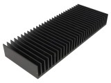 Radiator Extrudat Negru 75mm x 200mm x 25mm