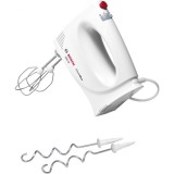 Mixer de mana Bosch MFQ3030, 350 W, 4 viteze, Alb