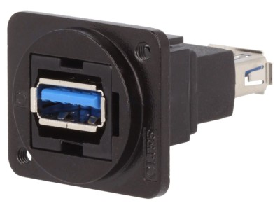 Conector Adaptor USB A Soclu Metalic foto
