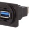 Conector Adaptor USB A Soclu Metalic