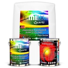 Pachet Pardoseala Epoxidica Decorativa "Emex Quartz" - Mozaicat - Bid. 27.10 Kg - 3 Componente