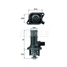 Corp termostat Mahle Audi A3 (8L), 1996-2003, Skoda Octavia 1 (1U2/1U5), 1996-2010, motor 1.6, benzina, temp. deschidere [grade Celsius] 105