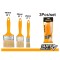 Pensula super select set 3 bucati (nou), pentru vopsit si finisaje - Ingco CHPTB7860301