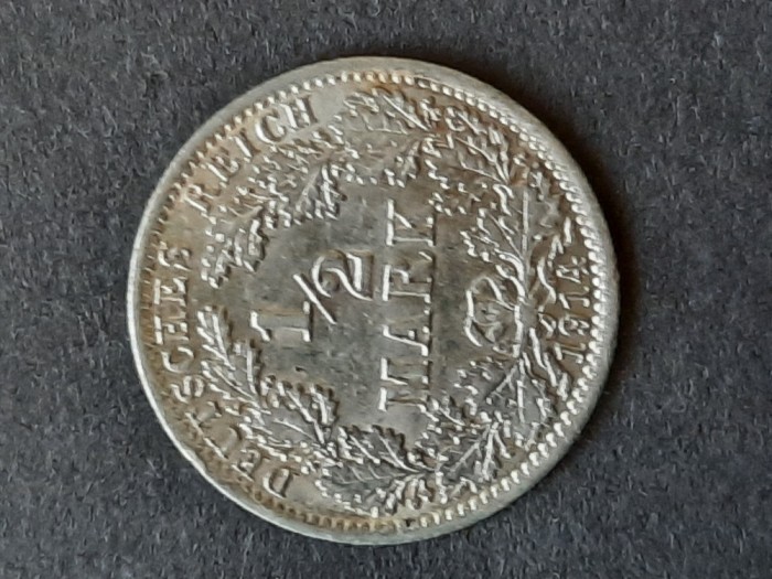 1/2 Mark 1914, litera A , Germania - B 5891