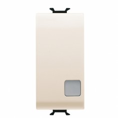 Intrerupator simplu semn cu led 1M Gewiss Chorus Ivory GW11003