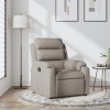 Fotoliu rabatabil, gri taupe, material textil