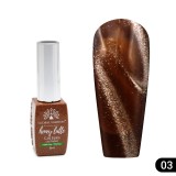 Ojă semipermanentă ochi de pisică Honey Latte 8 ml, 03