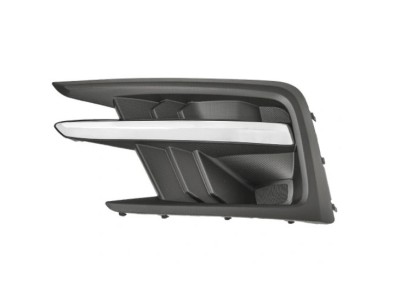 Grila bara protectie, spoiler Subaru Ascent, 01.2018-, montare fata, stanga, cu laminat cromate, RapidAuto foto