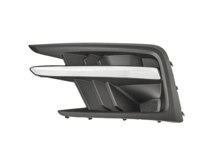 Grila bara protectie, spoiler Subaru Ascent, 01.2018-, montare fata, stanga, cu laminat cromate, RapidAuto