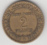 FRANTA - 2 Francs 1922 . LF1,8, Europa