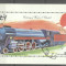 Dhufar 1974 Churchill, Trains, mini imperf.sheet, used AI.031