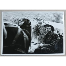 DAN NUTU IN FILMUL &#039; PREA MIC PENTRU UN RAZBOI ATAT DE MARE &#039; , FOTOGRAFIE DE PRESA , 1970
