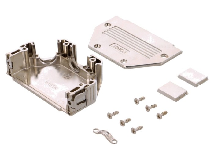 Conector Carcasă D-Sub ecranat, argintie