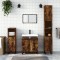Gossi dulap de baie, stejar sonoma, 58x33x60 cm, lemn prelucrat