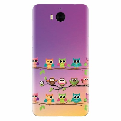 Husa silicon pentru Huawei Y5 2017, Owls foto