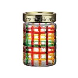 Borcan sticla Peterhof PH-10028, 1300 ml, capac inclus