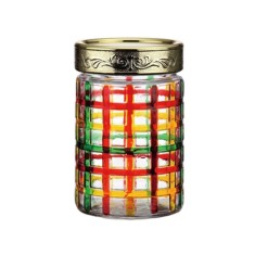 Borcan sticla Peterhof PH-10028, 1300 ml, capac inclus