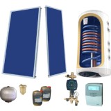 Pachet Solar 3 Persoane, Economic Bivalent 150 l, Colector F 2.5