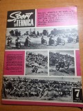 sport si tehnica iulie 1972-jud. alba,aviatie,mobra 50,motociclism,