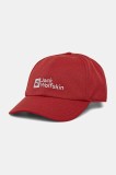 Jack Wolfskin sapca Baseball culoarea albastru marin, cu imprimeu, 1900675