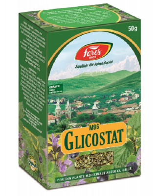 Ceai glicostat (diabet) 50gr fares foto