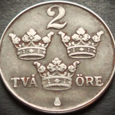 Moneda istorica 2 ORE - SUEDIA, anul 1948 * cod 3947 = excelenta