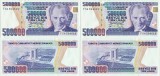 2 x 1994 , 500,000 turkish lira ( P-208c ) - Turcia - stare aUNC