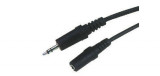 Cablu prelungitor jack 3.5mm tata, la jack 3.5mm mama, 1.8m, L102179