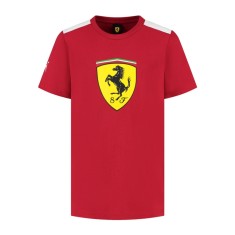 Ferrari tricou de copii Shield red F1 Team 2025 - 140 cm (dětsk&eacute;)