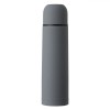 Termos, Oțel Inoxidabil, Gri Mat, Capac Filetat, Capacitate 0,5L, Oem