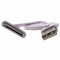 Cablu date si incarcare mufa 30 pini la mufa USB 2.0 mov deschis, plat, 2m lungime, pentru Apple iPhone 2G/3G/3GS/4/4S