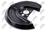 Protectie stropire disc frana Audi A3 99 / 03, TT 14; Seat Leon 05, Toledo 04; Skoda Octavia 00 / 10, Roomster / Praktik 10 /; VW Bora 05, Golf 4