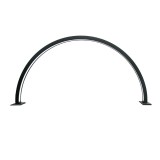 Lampa de masa, Led, Semicirculara, Neagra